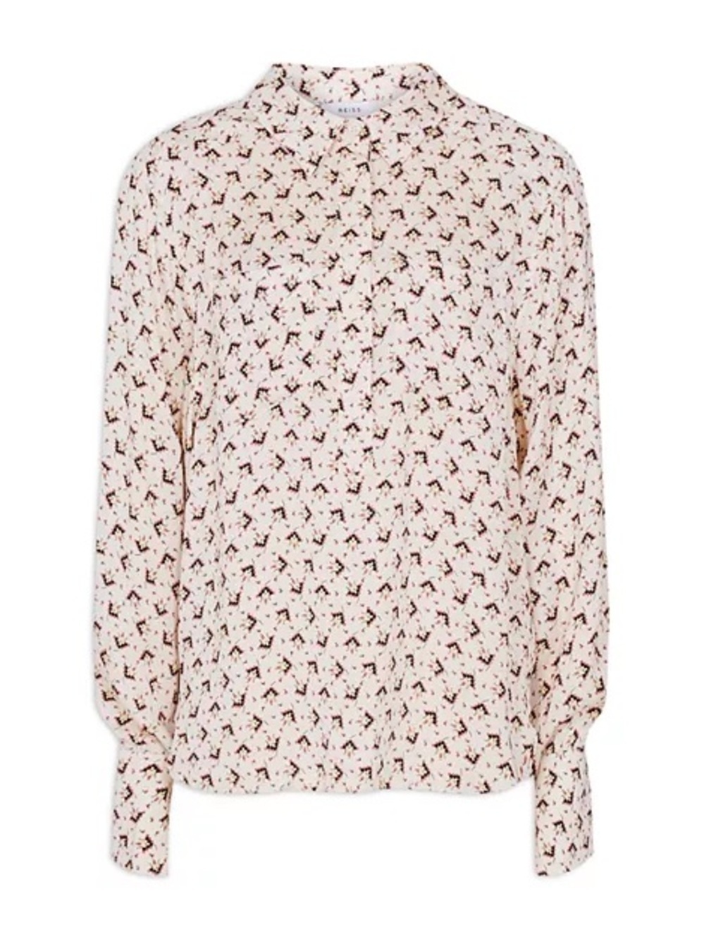 Reiss Pia Printed Shirt SzXL No Tags Inside